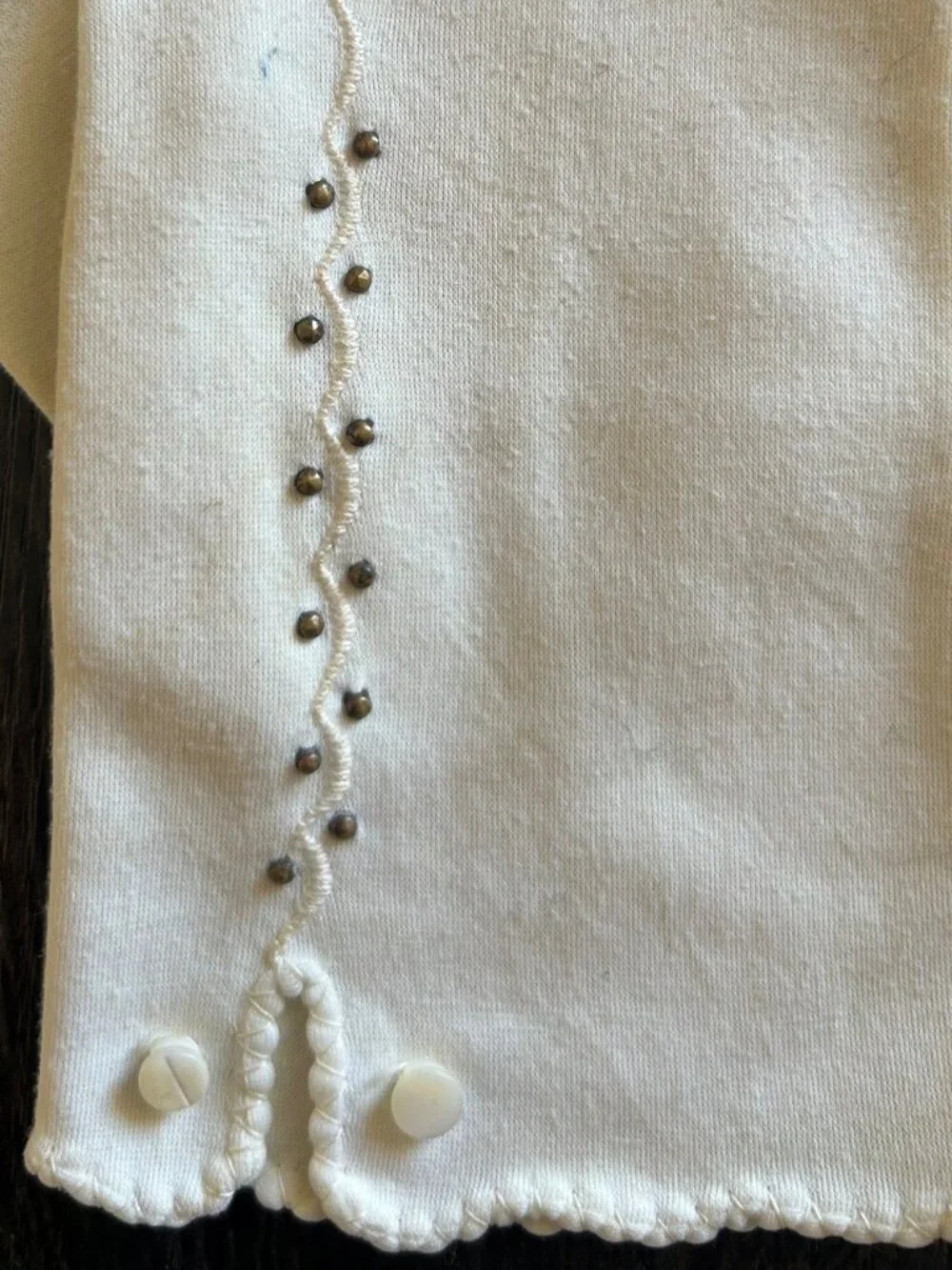 VINTAGE GLOVES 1950-60 Lot 3 Pairs Leather Driving White Beaded Wrist Long Opera